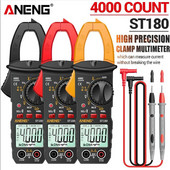 ANENG ST180 4000 Skaitļi Digitālais skavas mērītājs Maiņstrāvas Strāvas Multimetrs Ampermetrs Sprieguma testeris Automašīnas ampērs Hz kapacitātes NCV Ohm rīks