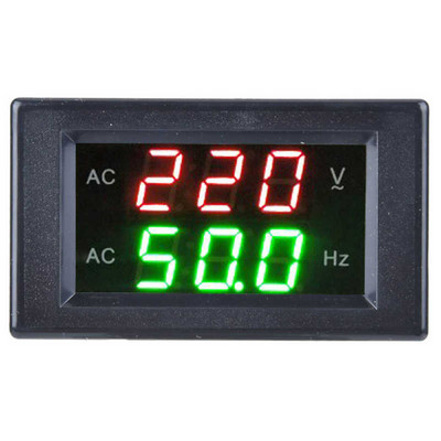 Γεννήτρια Διπλής Οθόνης LED Ψηφιακό AC Voltmeter Συχνόμετρος Εργαλείο δοκιμής ανιχνευτής τάσης