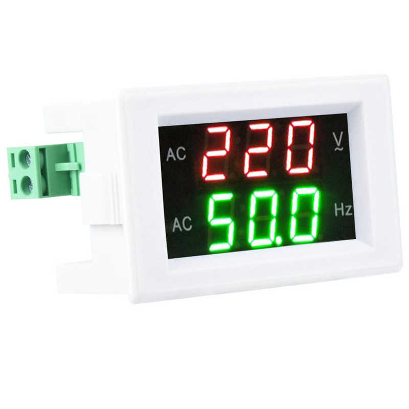 Γεννήτρια Διπλής Οθόνης LED Ψηφιακό AC Voltmeter Συχνόμετρος Εργαλείο δοκιμής ανιχνευτής τάσης