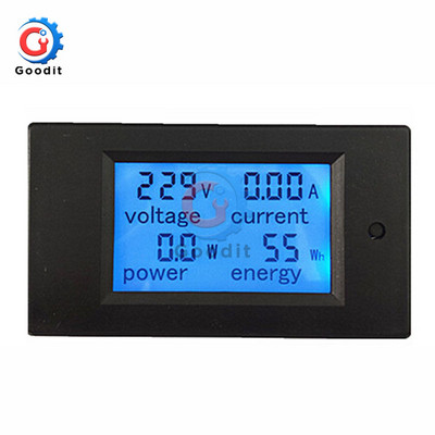 AC 80-260V 100A 50A 20A LCD digitális feszültségmérő Teljesítmény Energiajelző Voltmérő Ampermérő Wattmérő Áram Amper Volt teszter