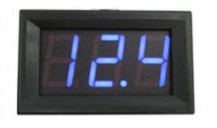 3 vadu 0,56 collu mini digitālais voltmetrs DC100V paneļa ampēra sprieguma mērītāja LED displejs