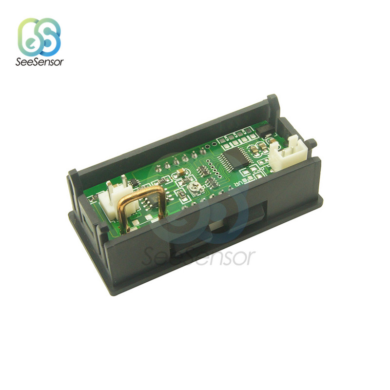 0-10A 0,56" 4-bitine LED digitaalne ampermeeter Voolu paneelmõõtur Mõõtur Voolu mõõteriist Punane Roheline Sinine 0,56-tolline ekraan