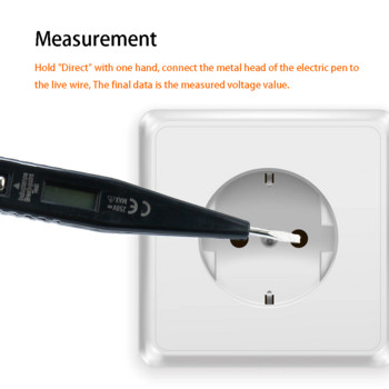 Молив за тестване на електрически проводник с LED дисплей 12V-220V сензор за напрежение тестер DC Breakpoint Detect Meter индикатор за печатна платка