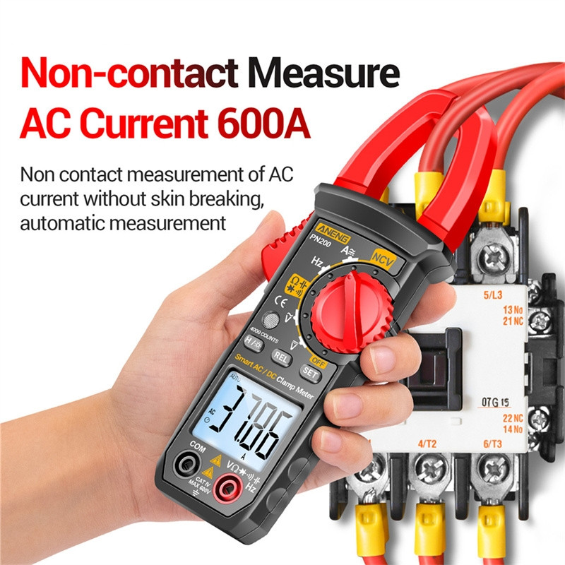 ANENG PN200 digitaalne klambrimõõtur DC/AC 600A voolutugevus 4000 loendit multimeeter Ampermeeter pinge tester auto Hz mahtuvus NCV oomi test