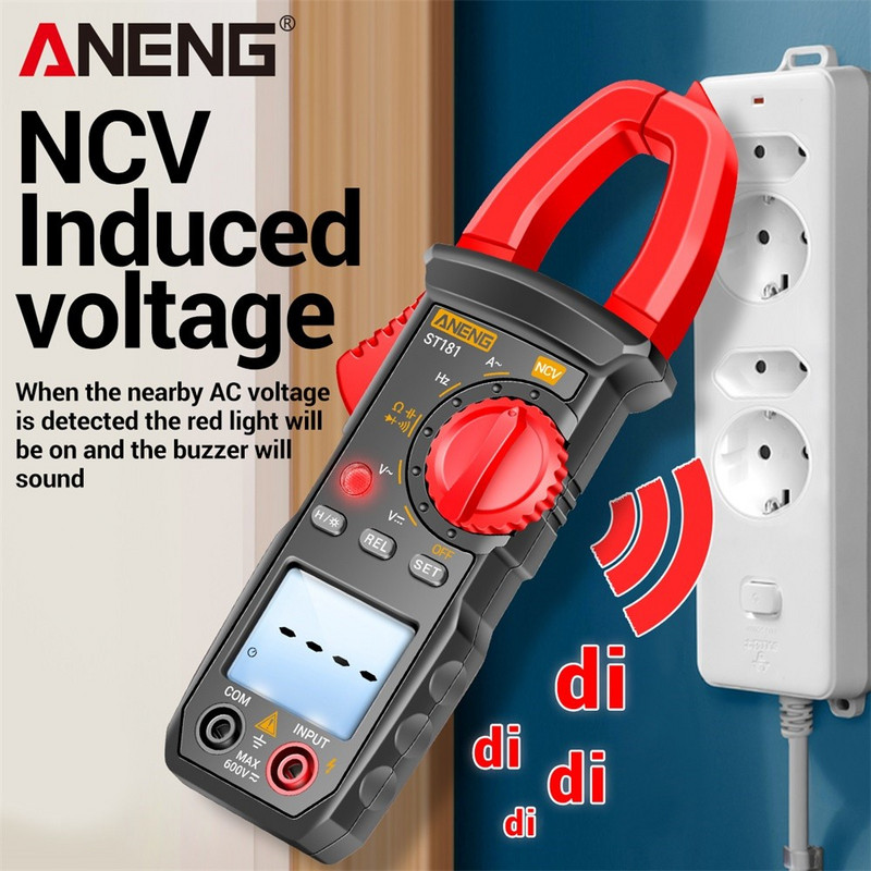 Išmanusis skaitmeninis gnybtų matuoklis, didelio tikslumo multimetras 400a kintamosios srovės nuolatinės srovės gnybtų ampermetras skaitmeninis ekranas, apšviestas gnybtų matuoklis