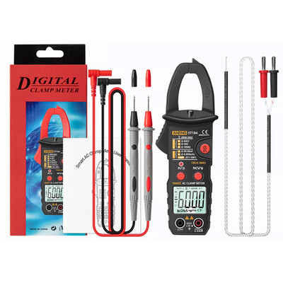 ANENG ST184 Multimetar sa stezaljkama Digitalni mjerač 6000 brojača Profesionalni True RMS AC/DC Napon Ispitivač struje Hz Kapacitet Ohm