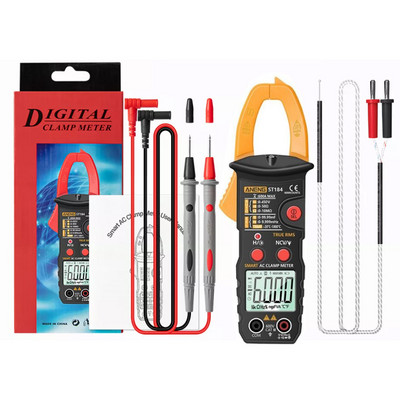 ANENG ST184 Multimetar sa stezaljkama Digitalni mjerač 6000 brojača Profesionalni True RMS AC/DC Napon Ispitivač struje Hz Kapacitet Ohm