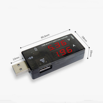 Smart Electronics Digital USB Mobile Power Φόρτιση ρεύματος Μετρητής τάσης Mini USB Charger Doctor Voltmeter Αμπερόμετρο