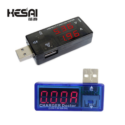 Intelligens elektronika digitális USB mobil tápfeszültség töltés áram feszültségmérő mérő mini USB töltő orvos feszültségmérő ampermérő
