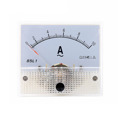 9 tüüpi ampermeeter Analoogamprimeetri mõõtur ristkülik paneelmõõtur Voolutester 1A/2A/3A/5A/10A/15A/20A/30A/50A Vastupidav