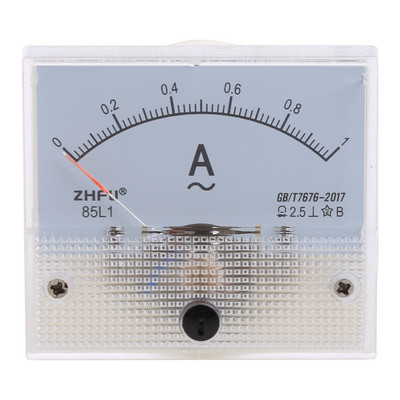 9 tüüpi ampermeeter Analoogamprimeetri mõõtur ristkülik paneelmõõtur Voolutester 1A/2A/3A/5A/10A/15A/20A/30A/50A Vastupidav