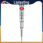 Abs Ψηφιακό Στυλό Δοκιμαστή Τάσης Χρώμιο Βανάδιο Ατσάλι Ανθεκτικό Ανιχνευτής ισχύος βολτόμετρου Εξανθρωπισμένο σχέδιο κλιπ 24-250v