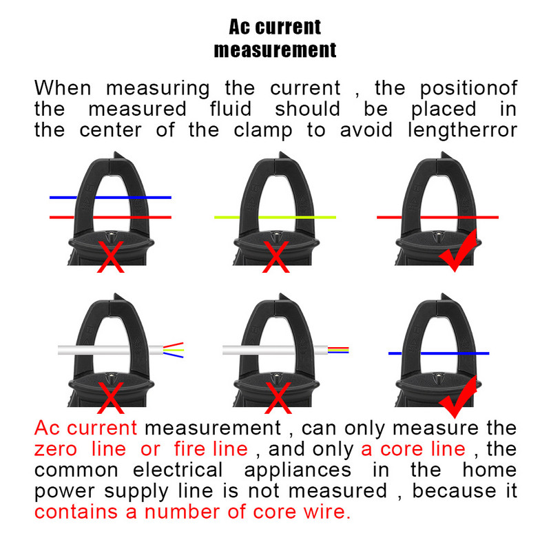 Digitaalne klambrimõõtur True RMS professionaalne multimeeter pingemõõtur Ohm Hz tester ST184 6000 loendab vahelduv- ja alalispinge tester