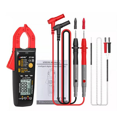 ANENG ST190 multimeeter LCD digitaalne automaatne vooluklambermõõtur alalisvoolu vahelduvvoolu ampermeeter pinge voltmeeter ohmmeetri takistustemperatuur