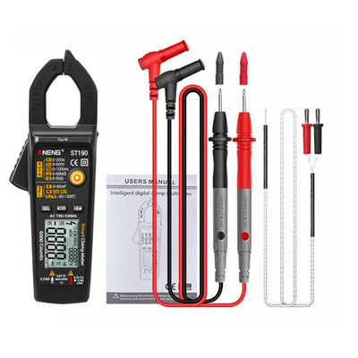 ANENG ST190 multimeeter LCD digitaalne automaatne vooluklambermõõtur alalisvoolu vahelduvvoolu ampermeeter pinge voltmeeter ohmmeetri takistustemperatuur