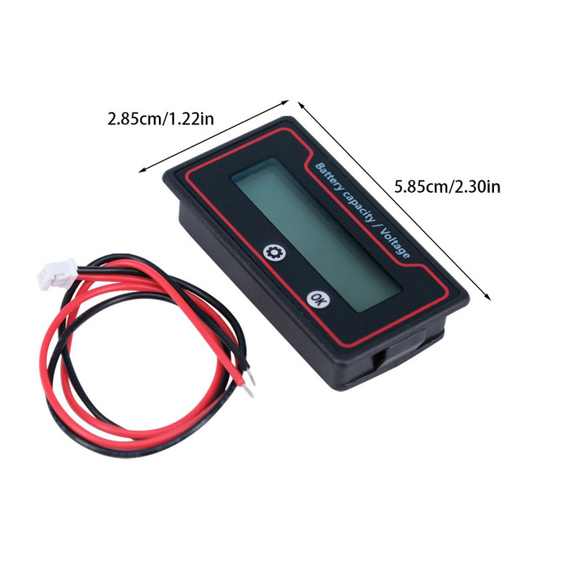 Indicator de capacitate a contorului de putere a bateriei Tester de tensiune de economisire a energiei electrice portabil digital pentru lumină verde