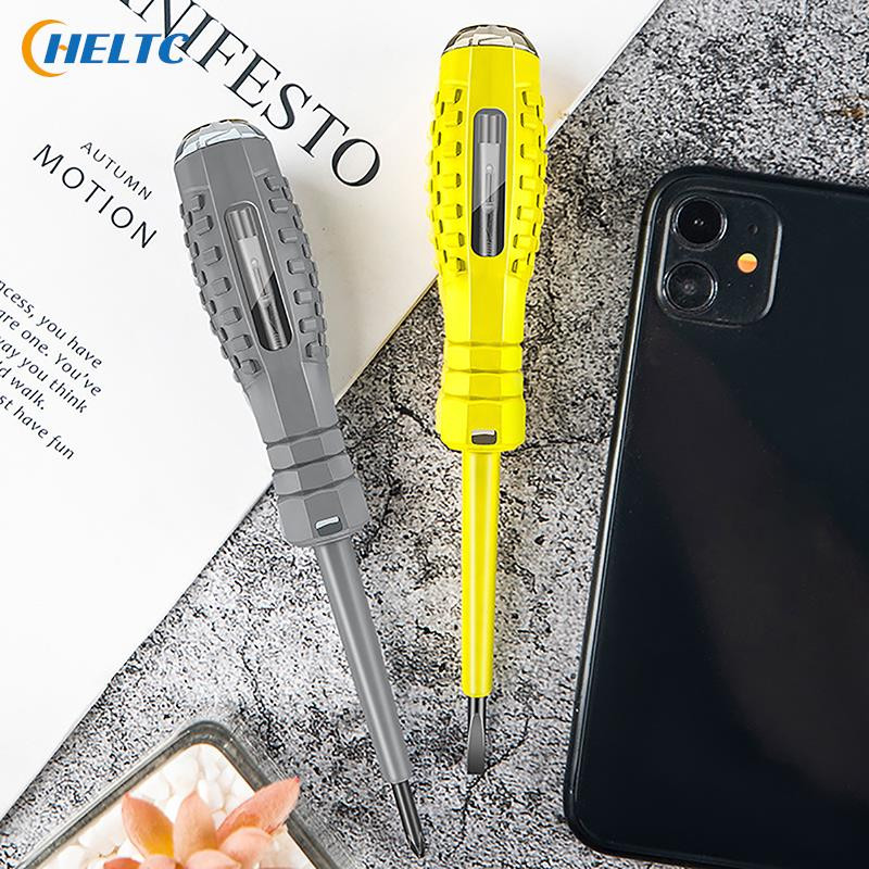 Skaitmeninis įtampos testerio rašiklis kintamosios srovės bekontaktis indukcinis bandymo pieštukas voltmetras galios detektorius elektrinis atsuktuvo indikatorius