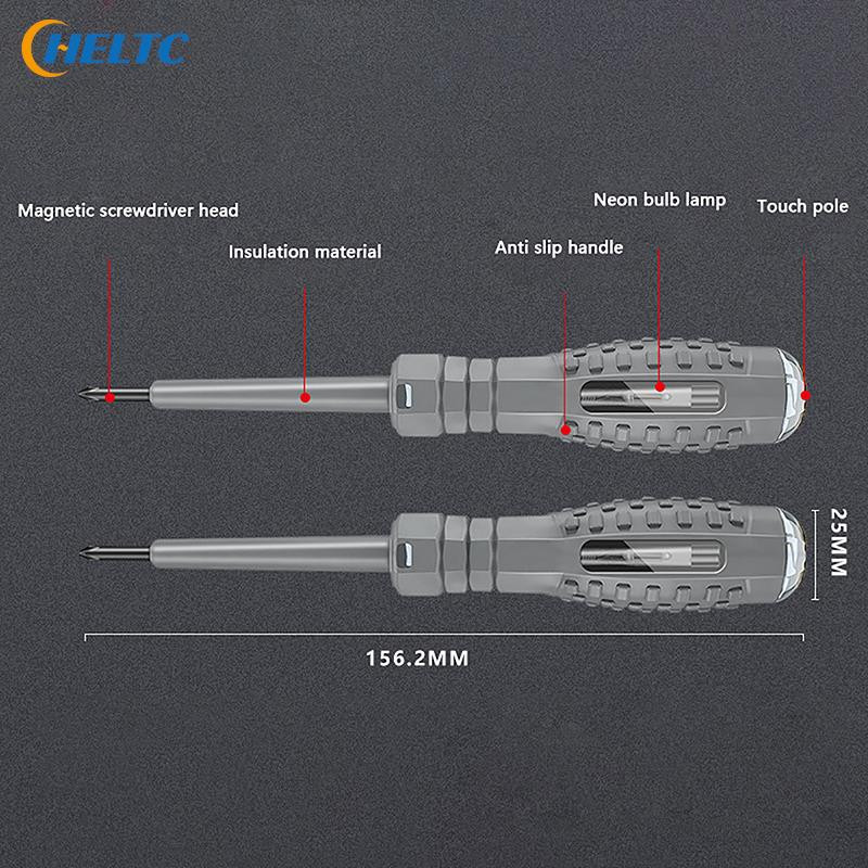 Skaitmeninis įtampos testerio rašiklis kintamosios srovės bekontaktis indukcinis bandymo pieštukas voltmetras galios detektorius elektrinis atsuktuvo indikatorius