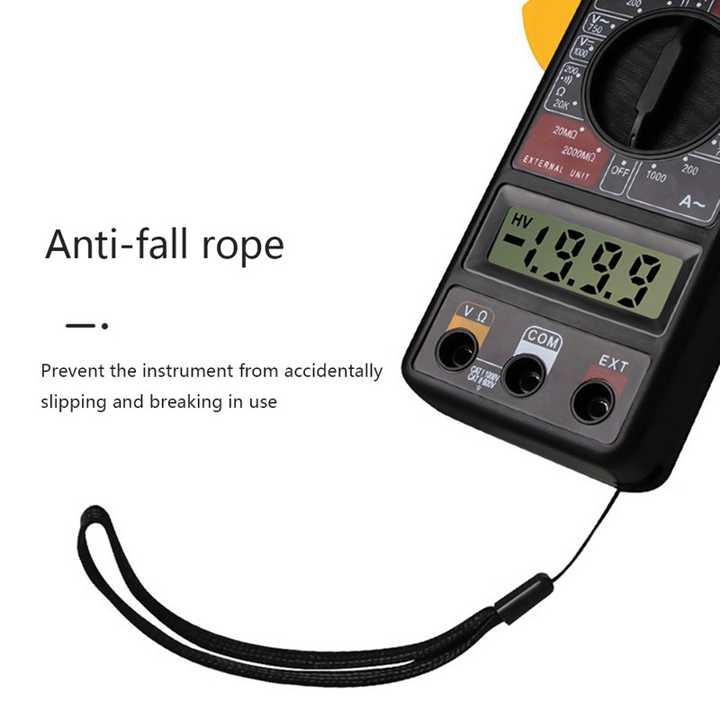 266X digitaalne klambriammeeter täisautomaatne AC-DC ampermeeter koos helisignaaliga Digitaalne klambrimõõtur Automaatne mõõtmisklambermõõtur