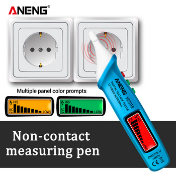 ANENG Digital Intelligent AC VC1018 Electric Sensor Tester Pen Voltage Meter 1000V Voltmeter Buzzer Detector For Electric Tool