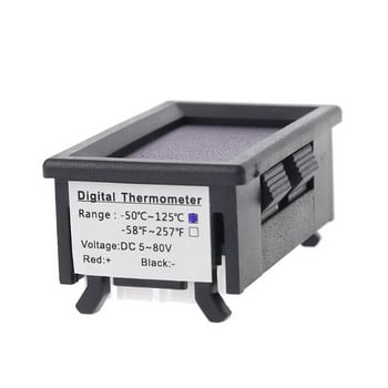 για Dc 5V-80V Precision Dual Display Digital Thermometer Monitor Panel Meter 2 N Dropship