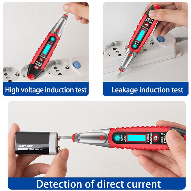 Pen Tester ANENG Stilo de măsurare a electricității Detector de tensiune prin inducție fără contact Tester Pen Tester Creion Instrumente de afișare LCD