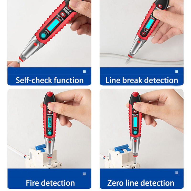 Pen Tester ANENG Stilo de măsurare a electricității Detector de tensiune prin inducție fără contact Tester Pen Tester Creion Instrumente de afișare LCD