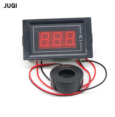 A D85-A AC digitális kijelzős ampermérő 0-100 A beágyazott telepítésű digitális LED ampermérő panel sönttel