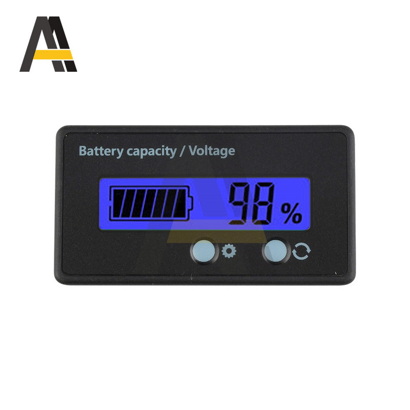 Ένδειξη χωρητικότητας μπαταρίας 7V-100V 6V-73V Μολύβδου-οξέος Μετρητής τάσης Βολτόμετρο Οθόνη LCD Βολτόμετρο Μετρητής τάσης