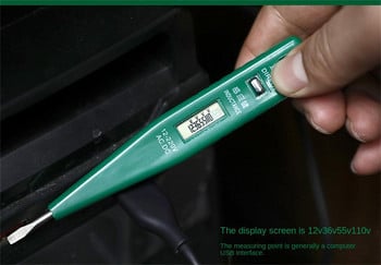 Измерватели на напрежение Писалка Електронен индукционен електрометър Цифров дисплей без батерии Битови инструменти за анализ Измерватели на напрежение