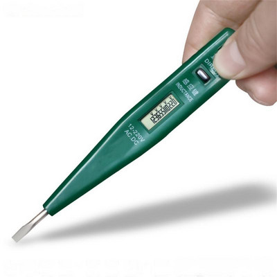 Μετρητές τάσης στυλό Ηλεκτρονικό ηλεκτρόμετρο επαγωγής Ψηφιακή οθόνη χωρίς μπαταρίες Όργανα οικιακής ανάλυσης Μετρητές τάσης