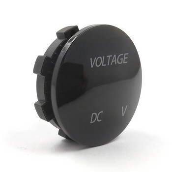 Водоустойчив D3 волтметър 5-48v Dc цифров волтметър с кръгъл мини дисплей волтметър тестер огнеупорен светодиоден панел електрически инструменти