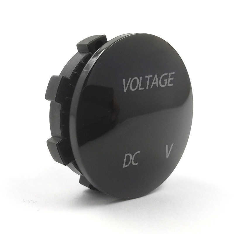 Αδιάβροχο D3 Voltmeter 5-48v Dc Digital Voltmeter Round Mini Display Voltmeter Tester Fireproof Panel Led Electrical Tools