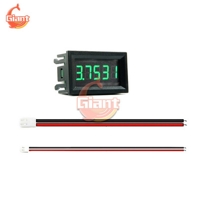 Naujas DC4-30V 0,36" 5 skaitmenų 0-3A nuolatinės srovės ampermetras Skaitmeninis srovės skydo matuoklis Ampermatras testeris detektorius LED ekranas Integruotas šuntas