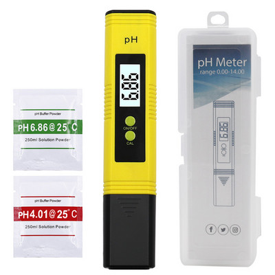 PH-meeter 0,01 PH Kõrge täpsusega veekvaliteedi tester mõõtevahemikuga PH Testpliiats sobib ujumisbasseini akvaariumi jaoks