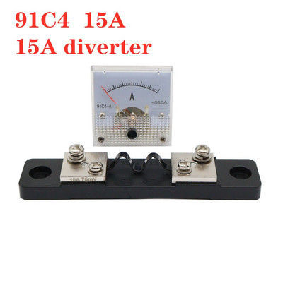 Analoogvoolu paneelmõõtur 91C4 koos 75 mV šundiga vooluahela testimiseks Ampertesteri mõõtur 1 komplekt