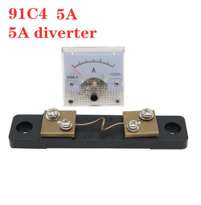 Analoogvoolu paneelmõõtur 91C4 koos 75 mV šundiga vooluahela testimiseks Ampertesteri mõõtur 1 komplekt