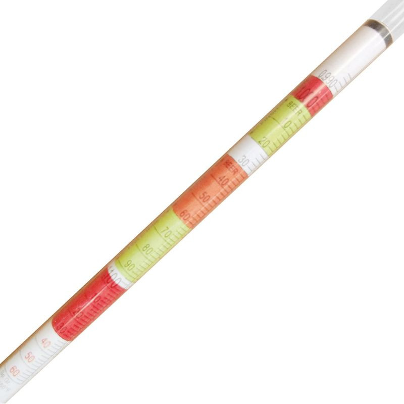 Sör alkoholmérő 0,990-1,160 Hordozható 3 az 1-ben alkoholmérő Hidrométer Üvegmérő 250 mm Otthoni sörborkészítő eszköz 50 LB