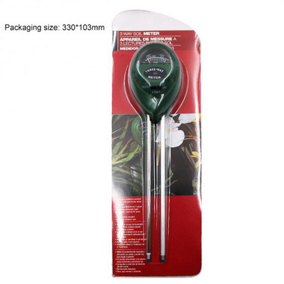 3 in1 pinnase vee niiskuse pH-mõõtur, happesuse niiskuse mõõtmise seade Taime pinnase monitor päikesevalguse niiskuse anduri pH-detektor