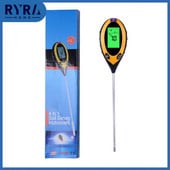 4-ühes LCD-ekraan Mulla pH-meeter Digitaalne niiskuse happesuse tester Professionaalne taimede pinnase testeri komplekt Aiatarvikud Tööriistad