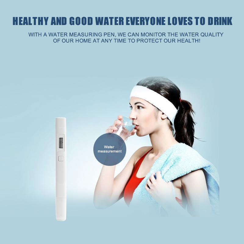 Otthoni használatra digitális TDS mérő vízmérő 0-9999 PPM mérési tartomány 1 PPM felbontás minőség tisztaság észlelési teszt intelligens mérő
