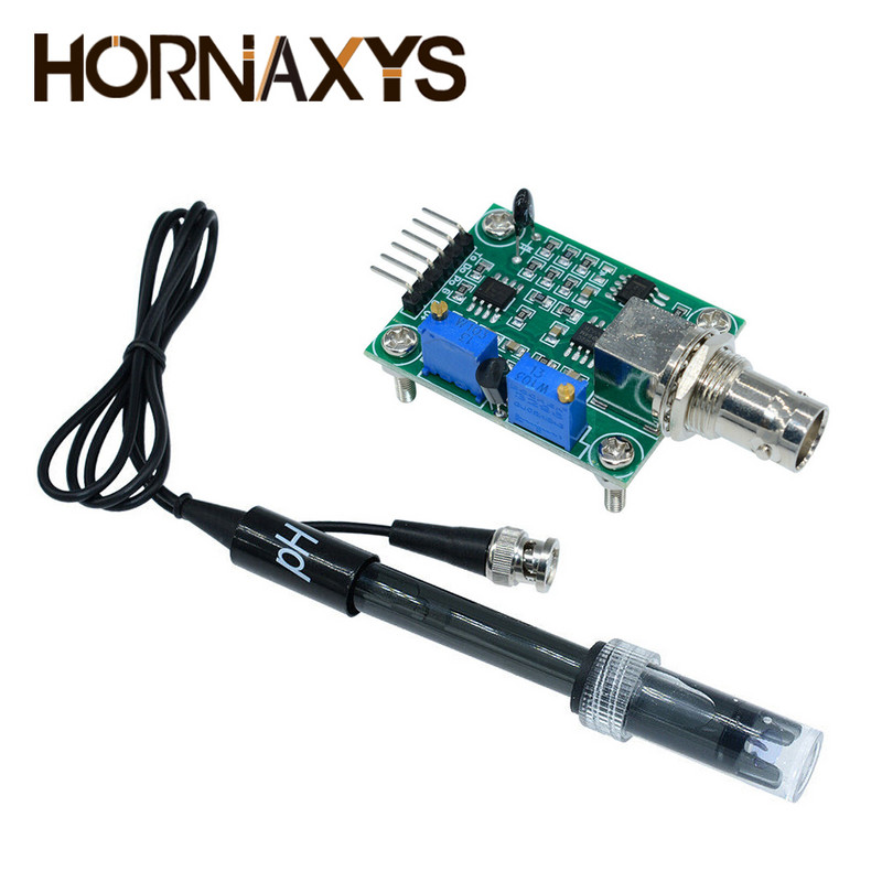 PH elektroodi andur PH 0-14 väärtuse tuvastamise regulaatori anduri mooduli seire juhtpaneeli arvesti tester BNC PH konnektori sond