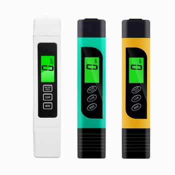 Цифров PH TDS EC Meter Чистота на водата PPM Филтър Хидропонен детектор за монитор за качество на водата в аквариумен басейн Инструмент за измерване 60% НАМАЛЕНИЕ