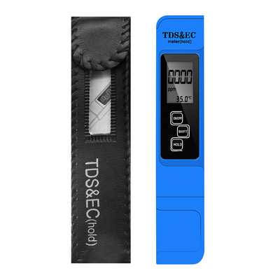 Digitālais PH TDS EC mērītājs ūdens tīrības PPM filtrs hidroponiskais detektors akvārija baseina ūdens kvalitātes monitora mērīšanas rīkam 60% OFF