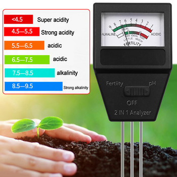 Тестер за измерване на pH на почвата Тестер за измерване на pH на влагата Измерване на температурата Интензитет на слънчевата светлина Анализ Анализ Тест за киселинност