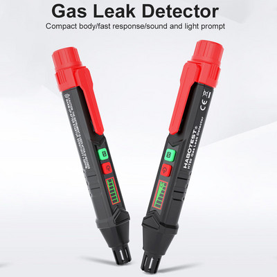 Detector de scurgeri de gaz HT59/HT60 Detector de gaze combustibile cu alarmă sonoră și vizuală pentru toate tipurile de gaze inflamabile