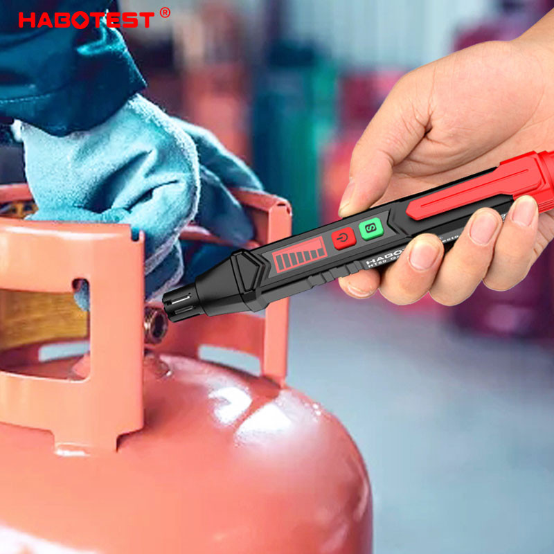 HABOTEST rašiklio tipo degiųjų dujų nuotėkio detektorius 0-1000 PPM garso ir ekrano signalizacija Degiųjų degiųjų gamtinių dujų CH4 CO ieškiklis