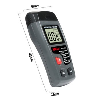 RZ Wood Water Moisture Meter Преносим дигитален тестер за съдържание на влага в дървен бетон Инструменти Влагомер за дървен материал Дървесен влагомер