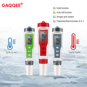 PH matuoklis 0,01 didelio tikslumo PH/TDS/EC/temperatūros matuoklis skaitmeninis vandens kokybės monitoriaus testeris, skirtas akvariumams baseinams geriamajam vandeniui