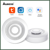 Tuya Wifi Smart Air Box kokybės monitorius CO2 jutiklio temperatūros drėgmės matuoklis VOC HCHO dujų detektorius automatikos signalizacijos detektorius